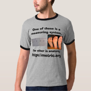 Camiseta Régua contra os pés