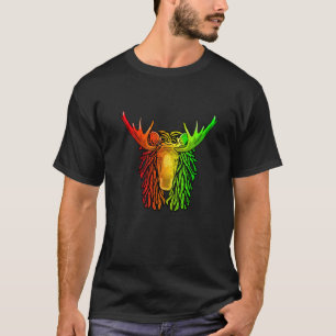 Camiseta Régua Cool Moose Dreadlocks Rasta Dreads Rastafar