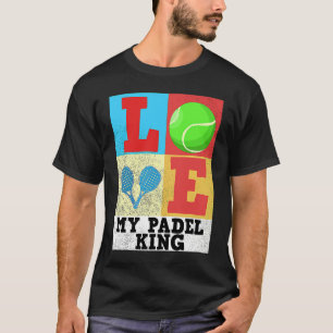 Camiseta Régua de Padel King Prince Vintage Racket Racquet