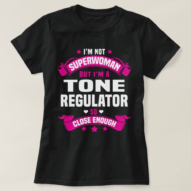 Camiseta Regulador de Tom (Frente do Design)