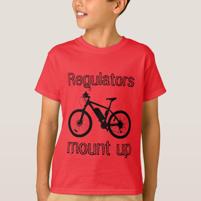 Camiseta Reguladores de bicicleta montam lírico/cota (Frente)