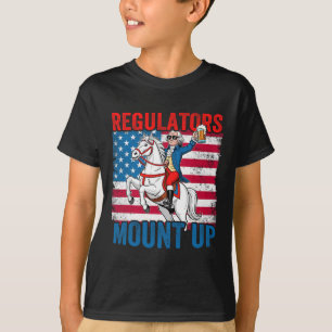 Camiseta Reguladores de Montar 4 De Julho Dia Independente 
