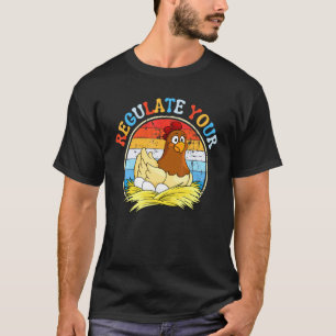 Camiseta Regule Sua Galinha Direitos Feministas Galinha