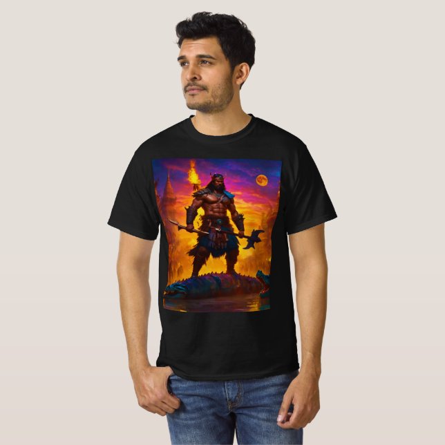 Camiseta Rei Barbário (Frente Completa)