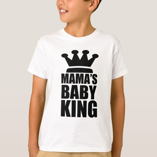 Camiseta Rei bebê mamas (Frente)
