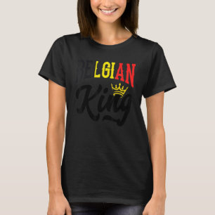 Camiseta Rei Belga Bélgica Belga Bandeira da Bélgica