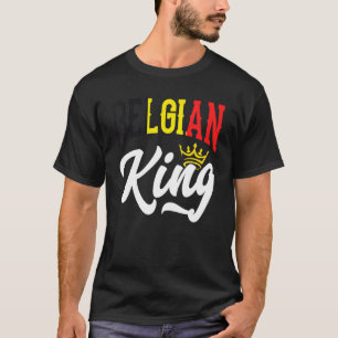 Camiseta Rei Belga Bélgica Belga Bandeira da Bélgica 1