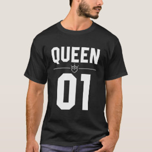 Camiseta Rei Branco e Rainha 01