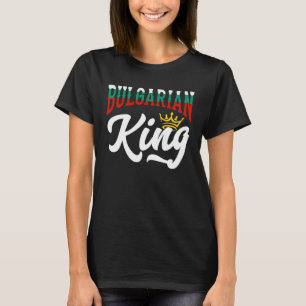 Camiseta Rei Búlgaro Bulgária Bandeira Búlgara