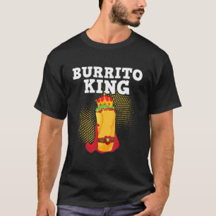 Camiseta Rei Burrito Tortilha Cozinha Mexicana Comida Com