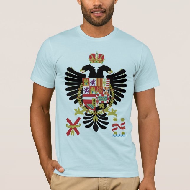 Camiseta Rei Charles da crista da espanha (Frente)