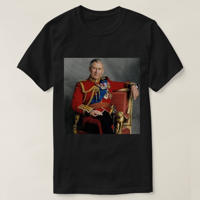Camiseta Rei Charles iii (Frente do Design)