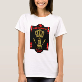 Camiseta Rei Charles III Coronação Comemorativa Souvenir