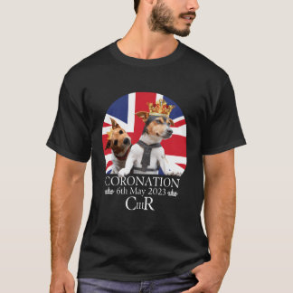 Camiseta Rei Charles Iii Coronagem Uk Bandeira O Rei Jack