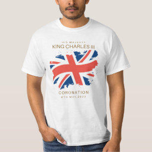 Camiseta Rei Charles III Coronation 2023 Reino Unido