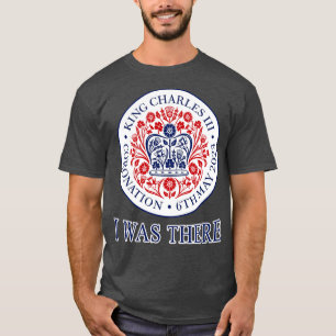 CAMISETA REI CHARLES III CORONATION EU ESTAVA LÁ