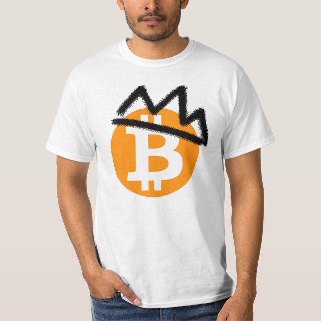 Camiseta REI COIN _Bitmoney_Black Crown T-Shirt (Frente)