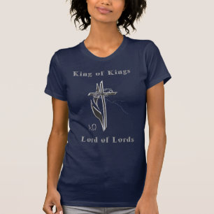 Camiseta Rei cristão dos t-shirt dos reis