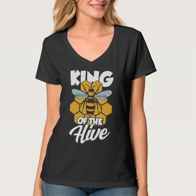 Camiseta Rei Da Abelha Da Colmeia (Frente)