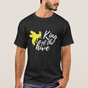 Camiseta Rei Da Abelha De Colmeia Que Mantém O Guardião