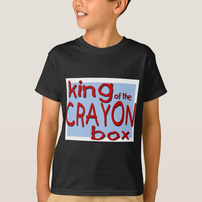 Camiseta Rei da caixa do pastel (Frente)