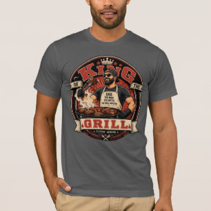 Camiseta Rei da Churrasqueira Dia dos Pais Churr