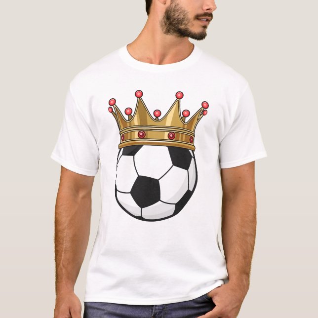 Camiseta Rei da Coroa de Futebol (Frente)