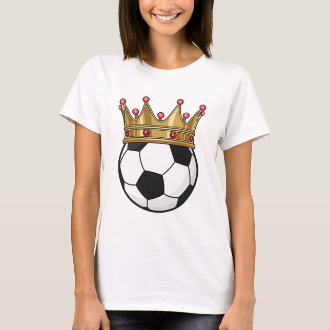 Camiseta Rei da Coroa de Futebol (Frente)