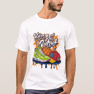 Camiseta Rei da Corte de Lixeira Gráfica Te