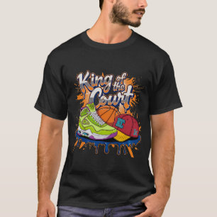 Camiseta Rei da Corte de Lixeira Gráfica Te