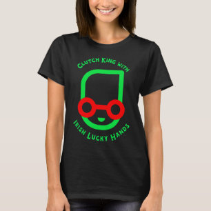 Camiseta Rei da Embocada com Mãos Irlandesas Sortudas