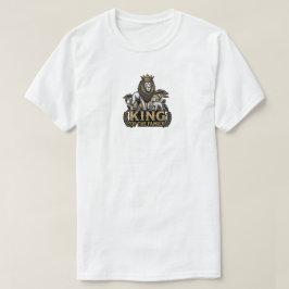 Camiseta Rei da Família Leão Pai e Filhote Dia dos Pais T