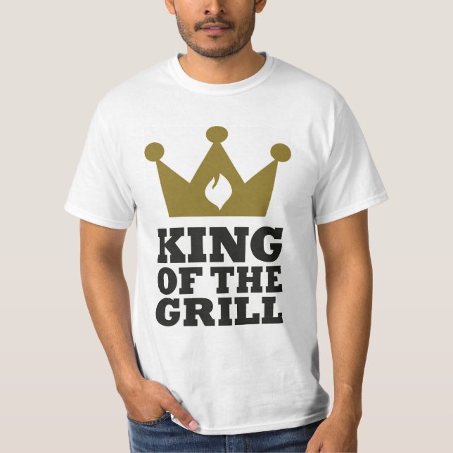Camiseta Rei Da Grelha (Frente)