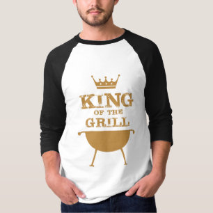Camiseta Rei Da Grelha, Dourado
