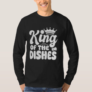 Camiseta Rei Da Lava De Pratos Da Cozinha
