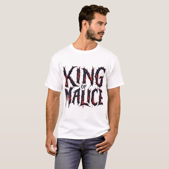 Camiseta Rei da Malícia Design Tendência  (Frente Completa)