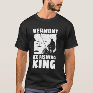 Camiseta Rei da Pesca no Gelo de Vermont