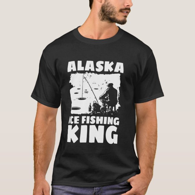 Camiseta Rei da Pesca no Gelo do Alasca (Frente)