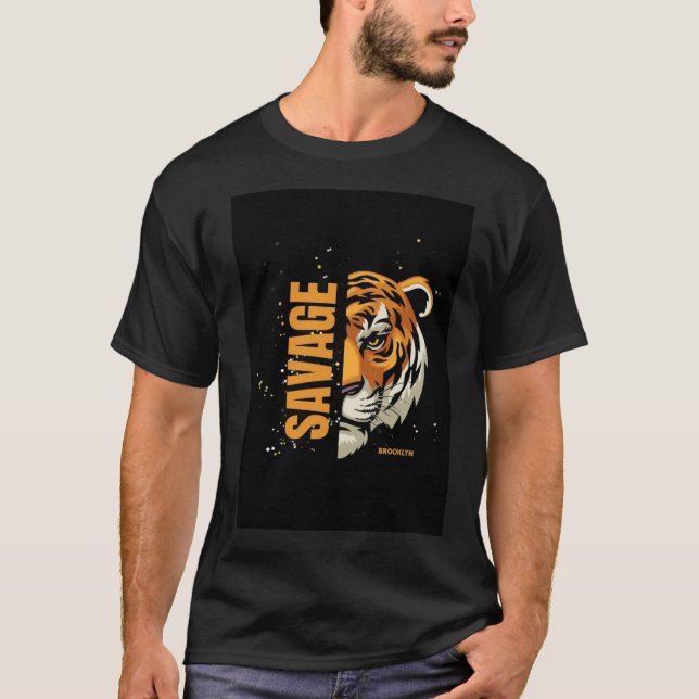Camiseta "Rei da Selva" 2. "Roar como um Leão" 3. (Frente)