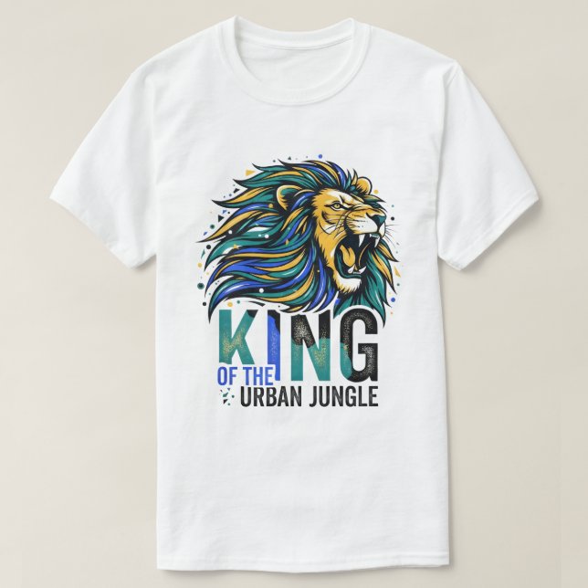 Camiseta Rei da Selva Urbana (Frente do Design)