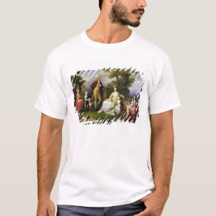 Camiseta Rei de Ferdinand IV de Nápoles, e sua família