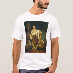 Camiseta Rei de Louis XVI de France em vestes da coroação