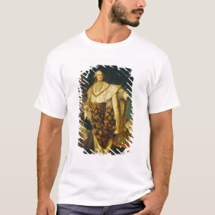 Camiseta Rei de Louis XVI de France em vestes da coroação