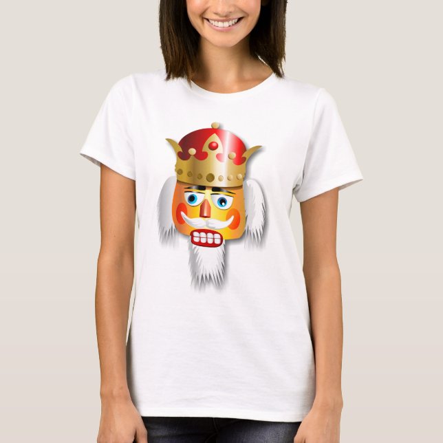Camiseta Rei de noz bonito do Nutcracker (Frente)