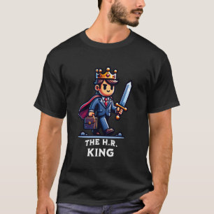 Camiseta Rei de RH Profissional de Recursos Humanos Empresa