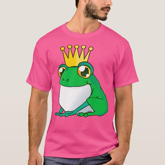 Camiseta Rei De Sapos Eu Sapo Sapo Príncipe (Frente)
