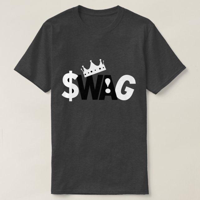 Camiseta Rei de Swagged Up (Frente do Design)
