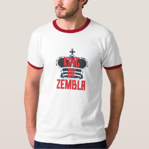 Camiseta Rei de Zembla (preto vermelho)