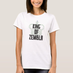 Camiseta Rei de Zembla (verde transparente da letra preta)