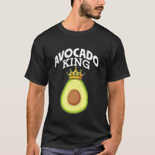 Camiseta Rei do Abacate Coroa Divertido Amante do AVO Alime